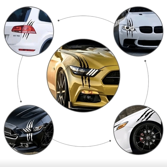 Black Scratch Decal | NEW - Picture 3 of 3